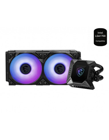 MSI MPG-CRLQD-K2402 sistema di raffreddamento per computer Case per computer Set refrigerante 12 cm Nero