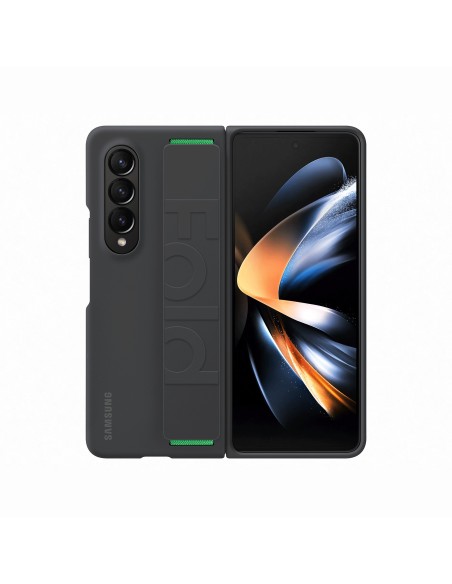 Samsung Silicone Grip Cover per Galaxy Z Fold4, Nero