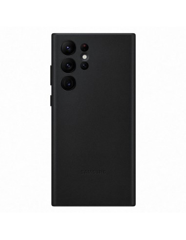 Samsung Leather Cover per Galaxy S22 Ultra, Black