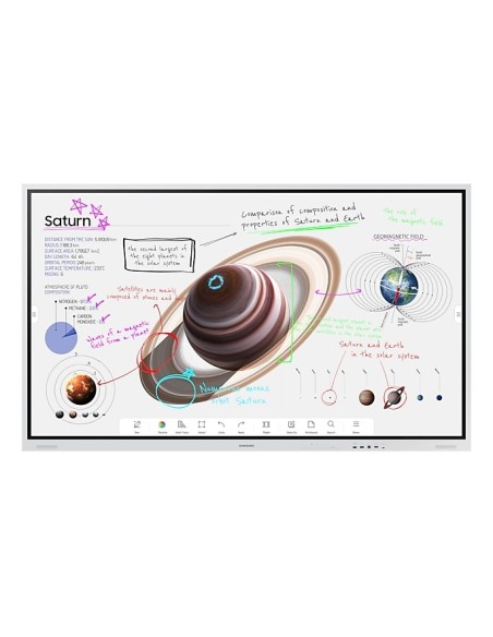 Samsung WM85B lavagna interattiva 2,16 m (85") 3840 x 2160 Pixel Touch screen Grigio chiaro HDMI