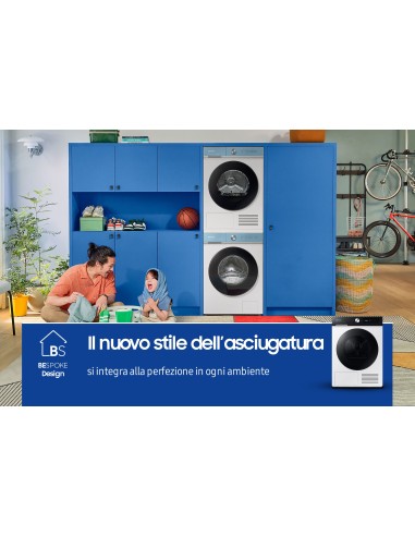 Samsung Asciugatrice BESPOKE AI™ QuickDry 9Kg DV90BB7445GE