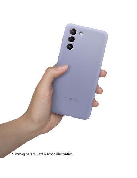 Samsung Galaxy S21 5G Silicone cover in silicone morbido