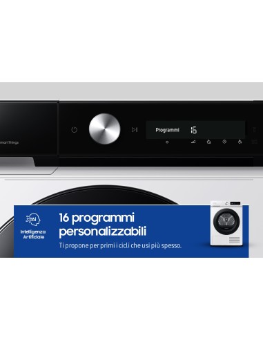 Samsung Asciugatrice AI Control Optimal dry 9Kg DV90BB5245AW