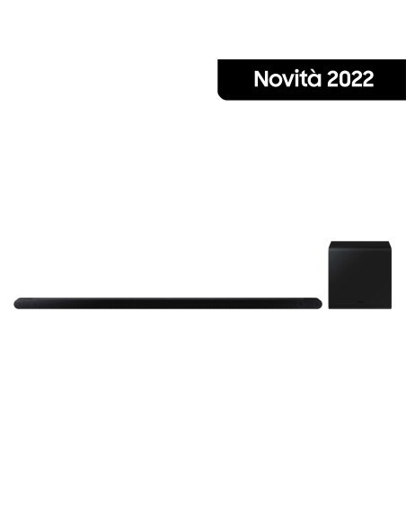 Samsung Soundbar HW-S800B ZF con subwoofer 3.1.2 canali 330W 2022, audio 3D, effetto cinema surround, gaming mode, design ultra