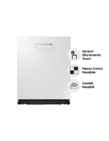 Samsung DW60M6040BB A scomparsa totale 13 coperti E