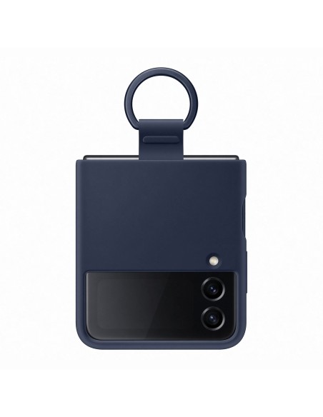 Samsung Silicone Cover with Ring per Galaxy Z Flip4, Navy