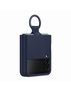 Samsung Silicone Cover with Ring per Galaxy Z Flip4, Navy 2