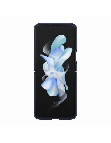 Samsung Silicone Cover with Ring per Galaxy Z Flip4, Navy