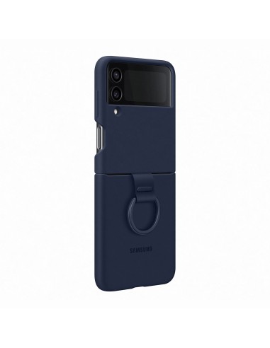 Samsung Silicone Cover with Ring per Galaxy Z Flip4, Navy