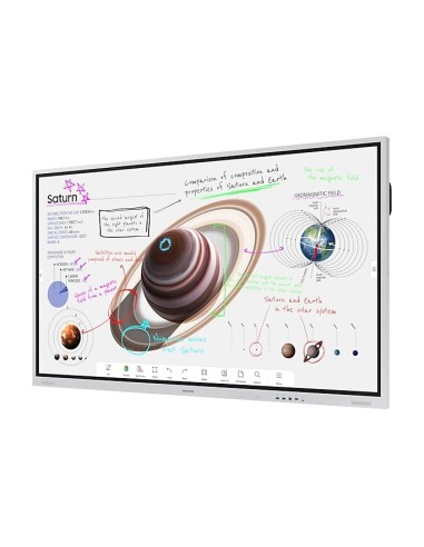 Samsung WM75B lavagna interattiva 190,5 cm (75") 3840 x 2160 Pixel Touch screen Grigio USB   Bluetooth