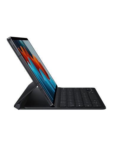 Samsung Book Cover Keyboard Slim Custodia con Tastiera per Galaxy Tab S7 | Tab S8, Black