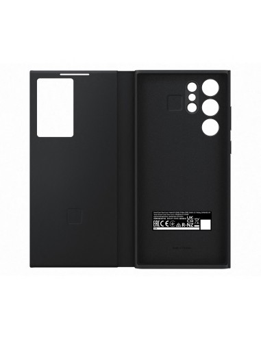 Samsung Smart Clear View Cover per Galaxy S22 Ultra, Black