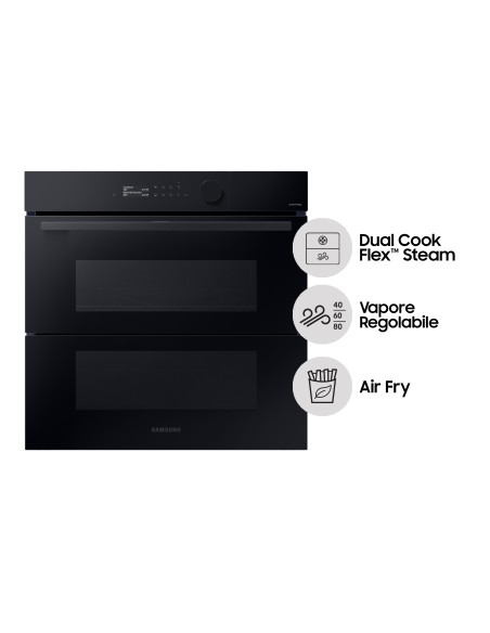 Samsung Forno a Vapore Dual Cook Flex™ Steam Serie 5 NV7B5760WBK