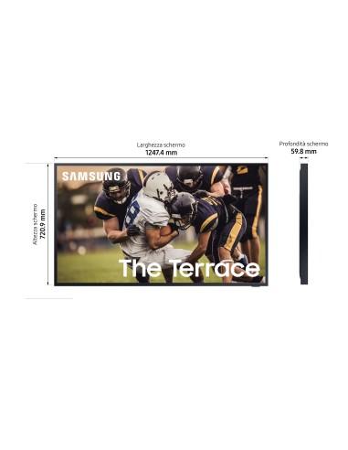 Samsung The Terrace QE55LST7TAU 139,7 cm (55") 4K Ultra HD Smart TV Wi-Fi Nero