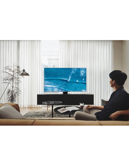 Samsung TV Neo QLED 4K 55” QE55QN85B Smart TV Wi-Fi Bright Silver 2022, Mini LED, Processore Neo Quantum 4K, Gaming mode, Suono