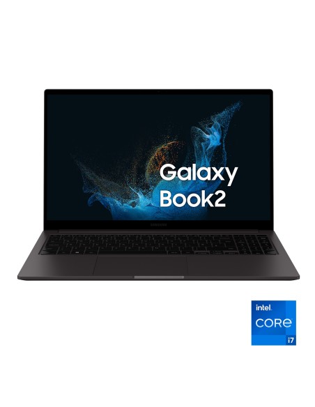 Samsung Galaxy Book2 Laptop, Processore Intel Core i7 di dodicesima generazione, 15.6 Pollici, Windows 11 Home, 16GB RAM, SSD