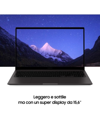 Samsung Galaxy Book2 Laptop, Processore Intel Core i7 di dodicesima generazione, 15.6 Pollici, Windows 11 Home, 16GB RAM, SSD
