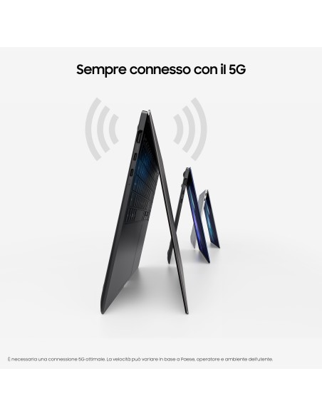 Samsung Galaxy Book Galaxy Book2 Pro 5G Laptop, Processore Intel Core i5 di dodicesima generazione, 15.6 Pollici, Windows 11
