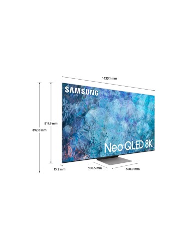 Samsung Series 9 TV Neo QLED 8K 65” QE65QN900A Smart TV Wi-Fi Stainless Steel 2021