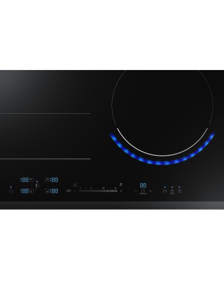 Samsung NZ64N9777GK E1 piano cottura Nero Da incasso Piano cottura a induzione 4 Fornello(i)