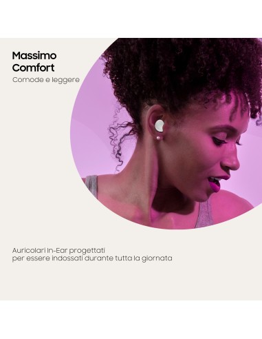 Samsung Galaxy Buds2 Auricolari Bluetooth White Batteria 472 mAh