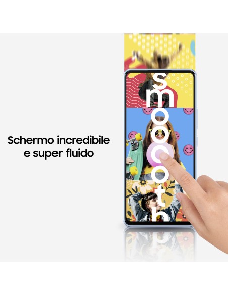 Samsung Galaxy A53 5G Display 6.5” FHD+ Super AMOLED Doppia SIM Android 12, RAM 8 GB , 256 GB, 5.000 mAh, Awesome Blue