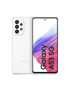 Samsung Galaxy A53 5G Display 6.5” FHD+ Super AMOLED Doppia SIM Android 12, RAM 8 GB , 256 GB, 5.000 mAh, Awesome White