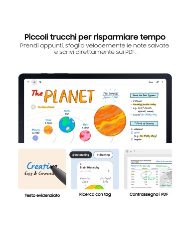 Samsung Galaxy Tab S6 Lite (2022) Tablet Android 10.4 Pollici Wi-Fi RAM 4 GB, 64 GB espandibili Tablet Android 12 Oxford Gray