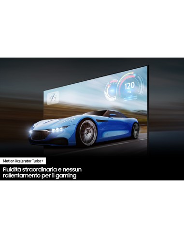Samsung Series 7 TV QLED 4K 65” QE65Q70B Smart TV Wi-Fi Titan Gray 2022, Processore Quantum 4K, Retroilluminazione LED, Gaming