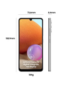 Samsung Galaxy A32 4G A32 128GB Display 6.4” FHD+ Super AMOLED Awesome White 2