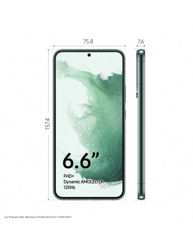 Samsung Galaxy S22+ 5G Display 6.6'' Dynamic AMOLED 2X, 4 fotocamere, RAM 8 GB, 256 GB, 4.500mAh, Green