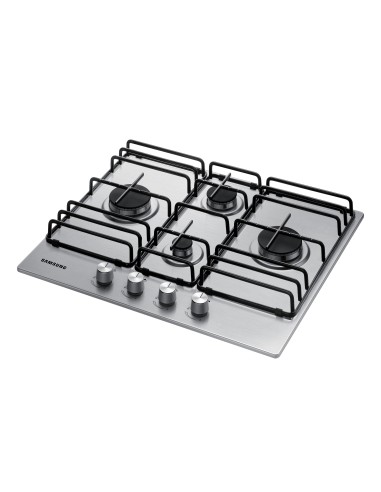 Samsung NA64H3110BS Acciaio inossidabile Da incasso 60 cm Gas 4 Fornello(i)