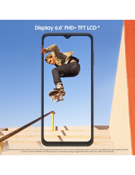 Samsung Galaxy A13 Display 6.6" FHD+ TFT LCD, Doppia SIM Android 12, RAM 3 GB, 64 GB, 5.000 mAh, Black