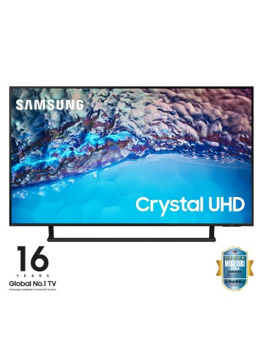 Samsung Series 8 TV Crystal UHD 4K 50” UE50BU8570 Smart TV Wi-Fi Black 2022, Ultra sottile, Colori reali, Gaming mode, Suono