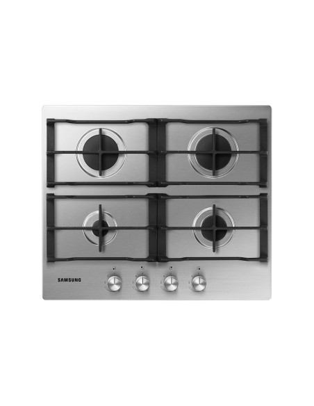 Samsung NA64H3010AS Acciaio inossidabile Da incasso Gas 4 Fornello(i)