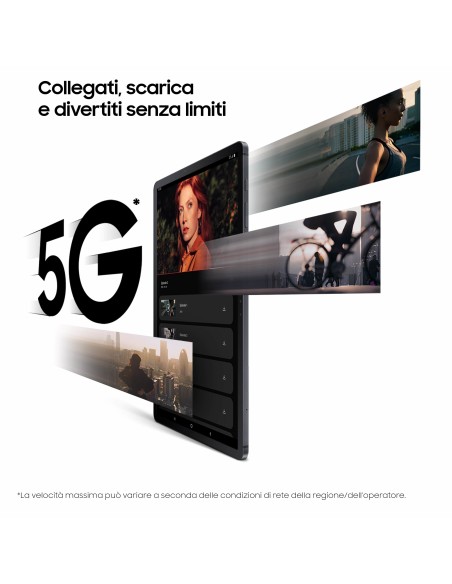 Samsung Galaxy Tab S7 FE Tablet Android 12,4 Pollici 5G RAM 4 GB 64 GB Tablet Android 11 Black