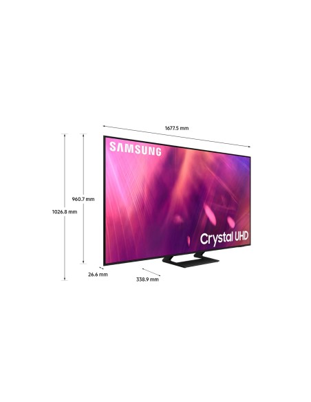 Samsung Series 9 TV Crystal UHD 4K 75” UE75AU9070 Smart TV Wi-Fi Black 2021
