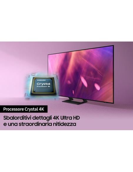 Samsung Series 9 TV Crystal UHD 4K 75” UE75AU9070 Smart TV Wi-Fi Black 2021