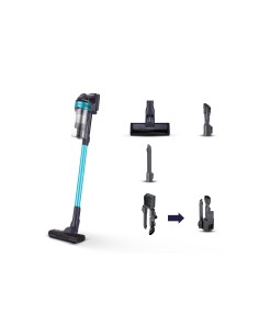 Samsung Aspirapolvere VS15A6031R1 Senza sacchetto 0,8 L 410 W Nero, Colore menta