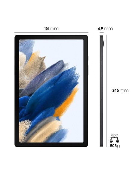 Samsung Galaxy Tab A8 10.5" Wifi, Android 11, RAM 3 GB, 32 GB, Gray