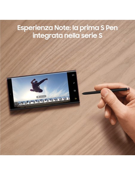 Samsung Galaxy S22 Ultra 5G Display 6.8'' Dynamic AMOLED 2X, 5 fotocamere, RAM 12 GB, 256 GB, 5.000mAh, Burgundy