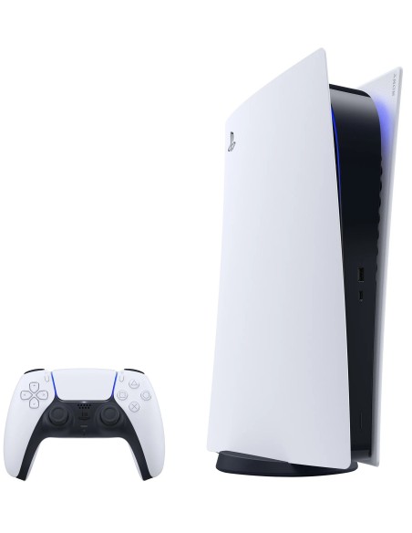 Sony PlayStation 5 Digital Edition 825 GB Wi-Fi Nero, Bianco