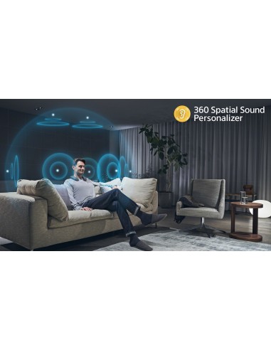 Sony SRS-NS7 - Neckband speaker wireless, Microfono integrato, leggero e confortevole, Dolby Atmos®, suono immersivo