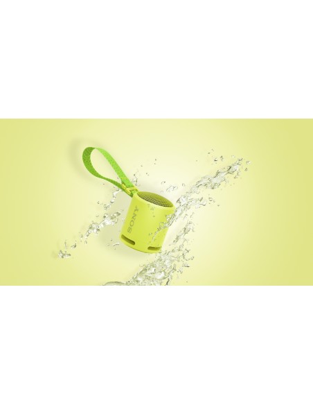 Sony SRS-XB13 - Speaker Bluetooth® portatile, resistente con EXTRA BASS™, Giallo Limone