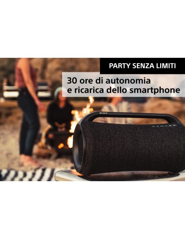 Sony SRS-XG500 - Cassa Boombox portatile Bluetooth® resistente ideale per feste con suono potente, effetti luminosi ed