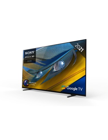 Sony BRAVIA XR-55A80J - Smart TV OLED 55 pollici, 4K ultra HD, HDR, con Google TV, Perfect for PlayStation™ 5 (Nero, Modello