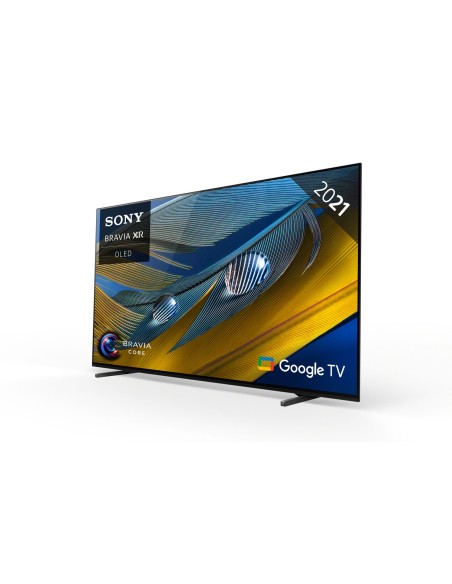 Sony BRAVIA XR-55A80J - Smart TV OLED 55 pollici, 4K ultra HD, HDR, con Google TV, Perfect for PlayStation™ 5 (Nero, Modello