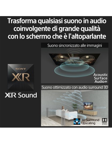 Sony XR-65A95K – 65”- BRAVIA XR™ - MASTER Series - OLED – 4K Ultra HD – High Dynamic Range (HDR) – Smart TV (Google TV) – Black