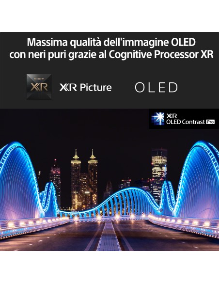 Sony XR-77A80K – 77”- BRAVIA XR™ - OLED – 4K Ultra HD – High Dynamic Range (HDR) – Smart TV (Google TV) - Modello 2022