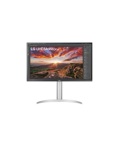LG 27UP850N-W LED display 68,6 cm (27") 3840 x 2160 Pixel 4K Ultra HD Argento, Nero
